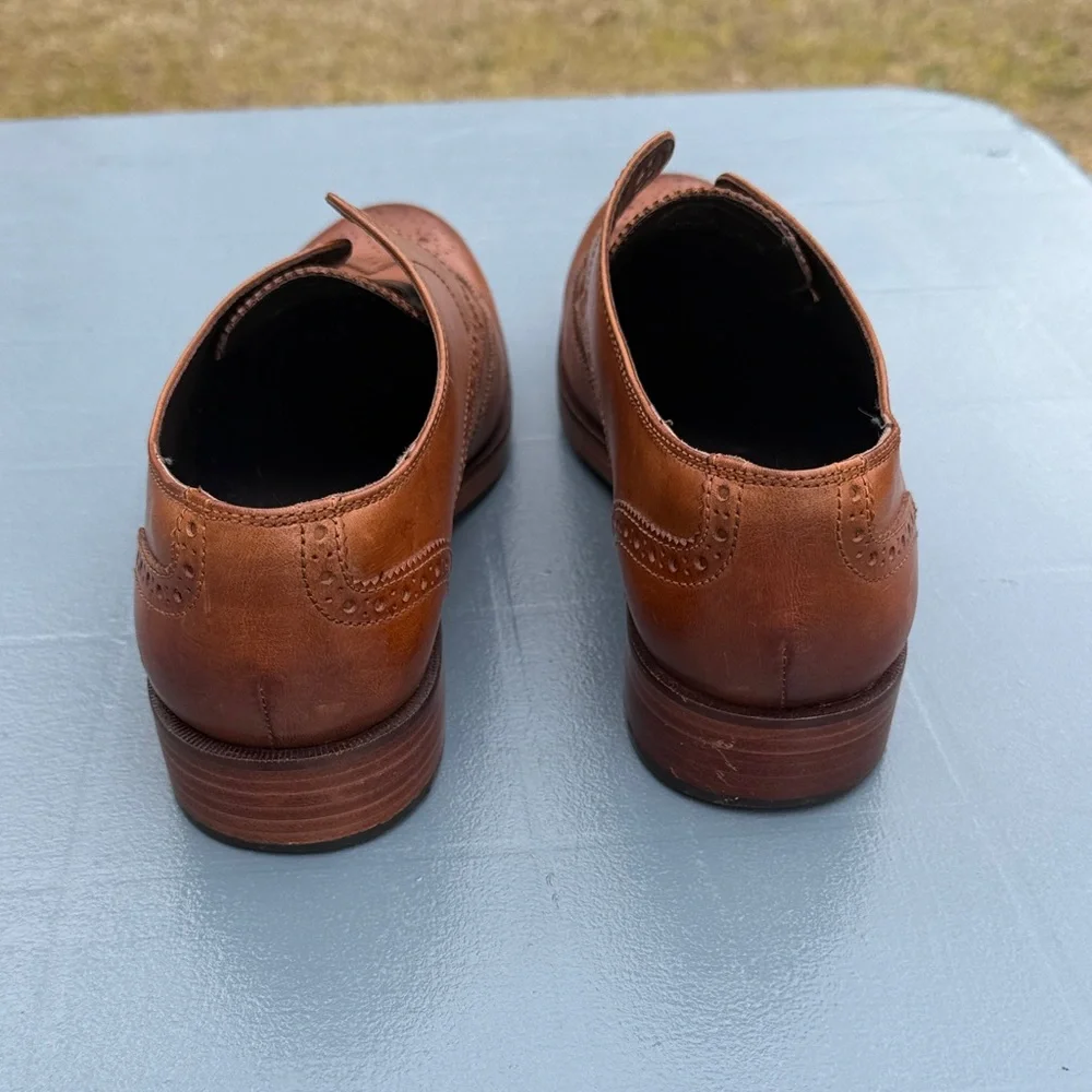 Cole Haan Brown Leather Men's Oxfords